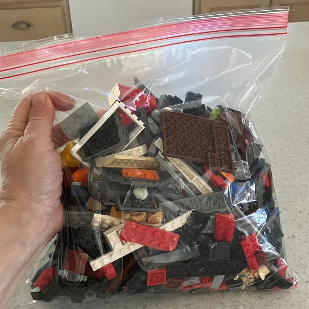 Lego Lot - Gallon Bag Building Bricks Assorted Pieces & Sets 5